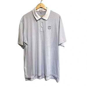 Peter Millar Men’s Casual Golf Polo Shirt Size XL Mediterra Performance Athletic